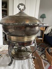 Antique silerpated chafing for sale  Winterport