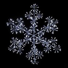 Used, Christmas 60CM Starburst Snowflake Christmas Lights Blue & White 300 LED for sale  Shipping to South Africa