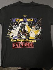 Camisa juvenil vintage original 1989 Wrestlemania V the Mega Power Explode, usado comprar usado  Enviando para Brazil