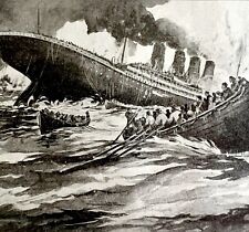 Titanic sinking 1912 for sale  Cambridge