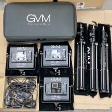 GVM RGB-800D 3x LED Panel Lighting Kit for Video/Photo App Controls (LO1007301) for sale  Shipping to South Africa