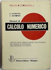 Elementi calcolo numerico usato  Parma