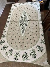Toalha de mesa de algodão tratado francês Olives feita na França Provence 60”x90” comprar usado  Enviando para Brazil