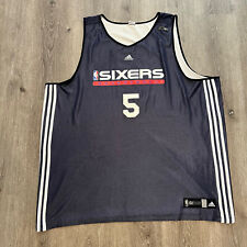 Philadelphia 76ers NBA Fusion Adidas Reversible Practice Jersey Size 4XL, used for sale  Bohemia