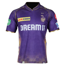Usado, Camiseta masculina Kolkata Knight Riders KKR TATA IPL 2024 com personalização comprar usado  Enviando para Brazil