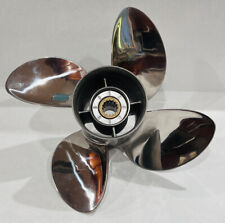 13 x 19 Stainless 4-Blade Outboard Propeller For Select Yamaha 50-130HP, used for sale  Shipping to South Africa