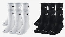 Mens NIKE Everyday Performance PLUS Crew Socks Pick 1 - 3 - 6 Pairs Dri Fit NEW for sale  Spring