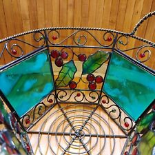 Metal basket glass for sale  Clearwater