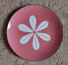 Vintage MCM CATHRINEHOLM Norway Lotus Plate Pink Enamelware 10” for sale  Shipping to South Africa