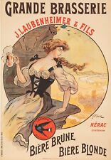 Affiche Originale - F. Bac - Brasserie Laubenheimer - Bière - Nérac - Lot - 1908 d'occasion  Expédié en Belgium