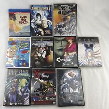 Lote de 10 DVDs de mangá anime Ah My Goddess, Lady Death, Samurai X, Silent Mobius comprar usado  Enviando para Brazil