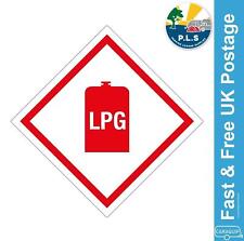 Lpg warning sticker for sale  BRIDGEND