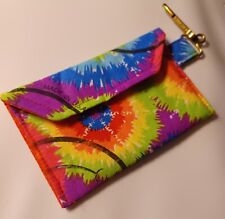 Llavero billetera para tarjetas Tie Dye bolsa de accesorios segunda mano  Embacar hacia Argentina