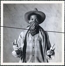 Vintage 80s barium barium photo 19.5x19.5cm Jean-Michel Basquiat for sale  Shipping to South Africa