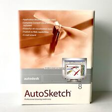 Used, AutoSketch 8 Autodesk - Big Box - Windows - PC Software - Free Postage for sale  Shipping to South Africa