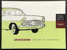 Used, VAUXHALL VELOX & CRESTA Car Sales Brochure 1960-61 #V1266/7/60 for sale  Shipping to South Africa