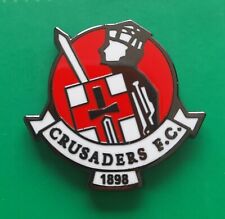 CRUSADERS FC - BELFAST - NORTHERN IRELAND - OFFICIAL CLUB CREST BADGE for sale  BALLYCLARE