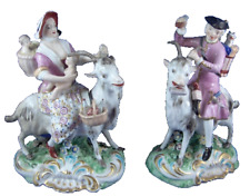 Antigüedad 18thC Derby Porcelana Sastre & Esposa Cabra Figura Inglés Inglaterra comprar usado  Enviando para Brazil