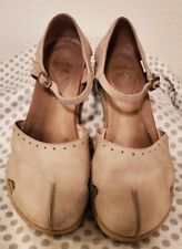 VTG Dansko Mary Jane Bone Nubuck Leather Closed Toe Size 39 US Flat Comfort for sale  Shipping to South Africa