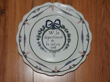 Ancienne assiette faïence d'occasion  Tours-