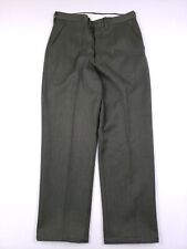 Vintage Cabelas Wool Pants Mens 34x31 Green Straight Leg Trouser Made In Canada, used for sale  Shipping to South Africa