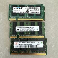 2GB DDR2  PC2-6400S  SO-DIMM Laptop RAM Memory PC6400 Mixed Major Brands for sale  Shipping to South Africa