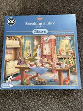 Gibsons 500 Piece Jigsaw Puzzle “Sneaking A Slice” - Complete for sale  Shipping to South Africa