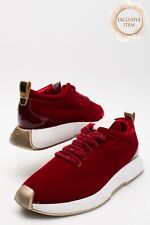 RRP€610 GIUSEPPE ZANOTTI Velour Sneakers US10.5 UK9.5 EU43.5 Logo Made in Italy, used for sale  Shipping to South Africa