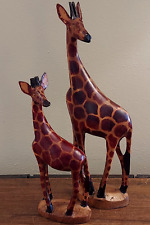 Wooden giraffe mother for sale  Sheboygan Falls