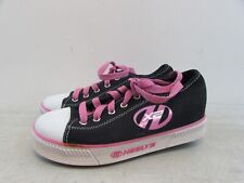 Pair of Black and Pink X2 Canvas Heelys Size UK 4 EU36.5, used for sale  Shipping to South Africa