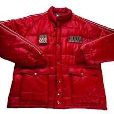 Abrigo Chaqueta Amortiguador Rojo Swingster CAM2 Gasolina Carreras Vintage Hombre Talla XL 70, usado segunda mano  Embacar hacia Argentina