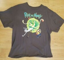 Rick and Morty Adult Swim Dipple Junction T-shirt Grey Brown Size 2XL Men's for sale  Shipping to South Africa