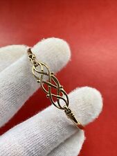 LOVELY 9CT GOLD CELTIC DESIGN BANGLE BRACELET 4,6g for sale  Shipping to South Africa