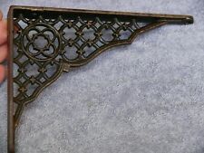 Soporte de estante decorativo original vintage celosía ornamentada hierro fundido soporte ménsula segunda mano  Embacar hacia Argentina