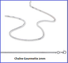 Chaîne gourmette 2mm d'occasion  Alès