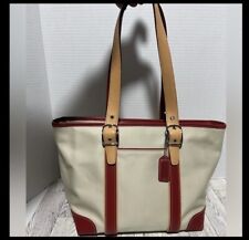 Coach ivory red for sale  Hudson