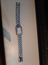 Diamonique rectangular watch for sale  BIRMINGHAM
