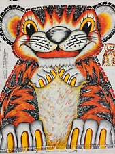 Vintage tiger fabric for sale  Great Bend
