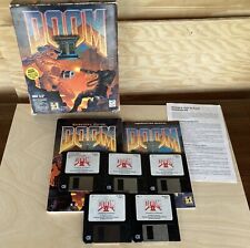 Doom II (1994) PC id Software IBM 3.5” Caixa Grande com Guia de Sobrevivência e Adendo comprar usado  Enviando para Brazil