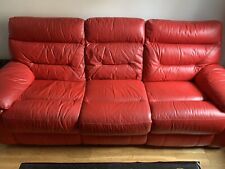 Dfs red leather for sale  BAGSHOT