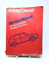 Volkswagen Rabbit Diesel & Pickup Manual de Serviço: 1977 1978 1979 1980 Por Bentley comprar usado  Enviando para Brazil