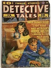 Detective Tales - Abril 1951 - (Pulp, Day Keene, Rafael De Soto, Gun Moll Cover, usado comprar usado  Enviando para Brazil