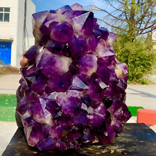 Cubo roxo transparente raro 52,31 lb fluorita cristal mineral amostra/China, usado comprar usado  Enviando para Brazil