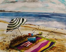 Original seascape watercolor for sale  Kulpmont