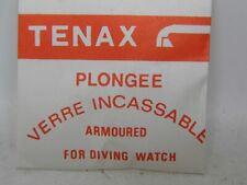 Tenax glass plexi watch diving armed with ring diameter 281-300 new, brukt til salgs  Frakt til Norway