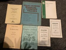 Operatic vocal scores for sale  BOSTON