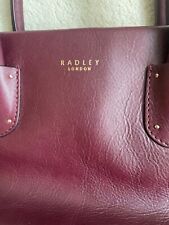 Radley handbag burgundy for sale  WEST LINTON