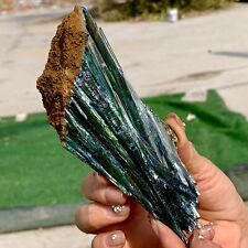 229G Natural Vivianite ludlamite Quartz Crystal Mineral Samples /Brazil for sale  Shipping to South Africa