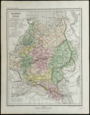 1857 carte ancienne d'occasion  Besançon