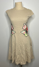 CARVEN | WOMENS DESIGNER DRESS | STONE EMBROIDED FLOWERS | SZ EXTRA SMALL XS for sale  Shipping to South Africa